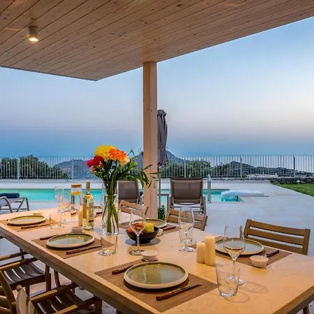 Aloni Villa With 180° Seaview, Private Pool & Bbq, 2Km From Beach Plakias Exterior photo