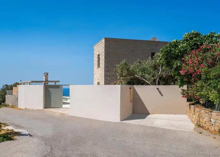 Aloni Villa With 180° Seaview, Private Pool & Bbq, 2Km From Beach