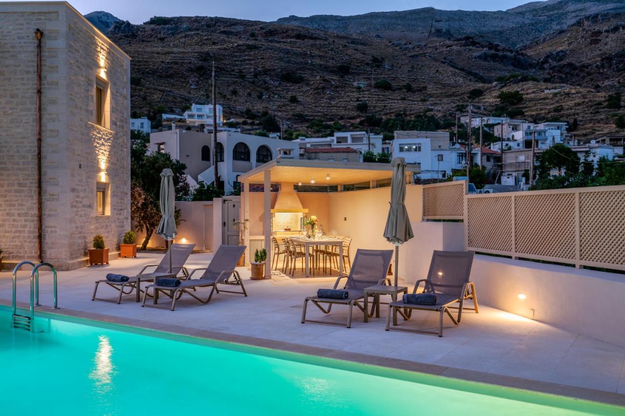 Aloni With 180° Seaview, Private Pool & Bbq, 2km From Villa Plakias