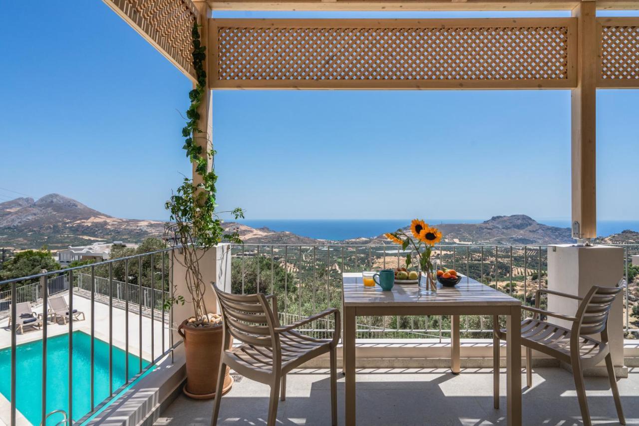 Villa Aloni With 180° Seaview, Private Pool & Bbq, 2km From