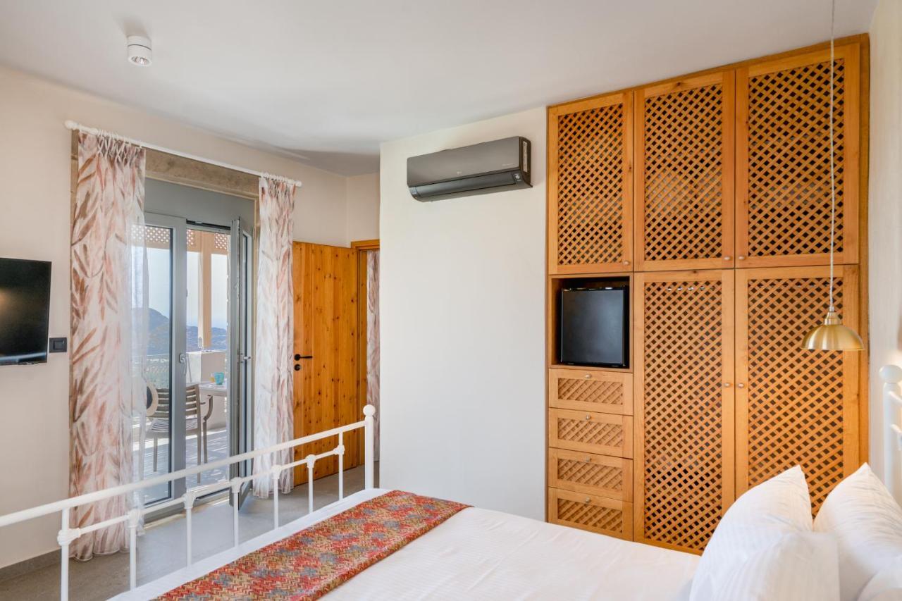 Aloni With 180° Seaview, Private Pool & Bbq, 2km From * Plakias