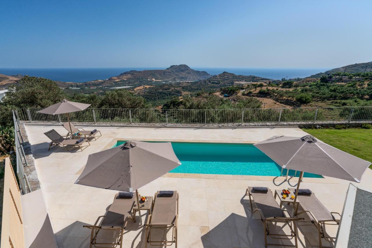 Aloni With 180° Seaview, Private Pool & Bbq, 2km From * Plakias